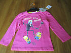 Childrens-Minions-T-Shirt-Long Sleeved - new with tags - 100% cotton - aged 4