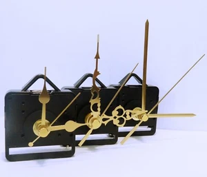 New Quartz clock movement with Gold hands, ticking or sweep mechanism available - Picture 1 of 27