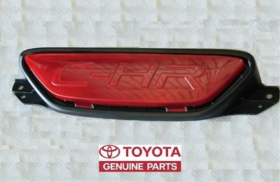 2 TOYOTA GENUINE 2018 2019 C-HR CHR REAR GARNISH RED REFLECTOR  OEM  NEW  CHR - Изображение 1 из 4
