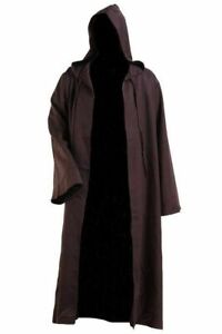 Star Wars Kenobi Robe Jedi TUNIC Cloak Hooded Cosplay Costume Halloween Outfit