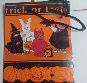 Vintage 1989 Sandy Lion Halloween Trick or Leckerbissen Süßigkeitentasche - Bild 1 von 8