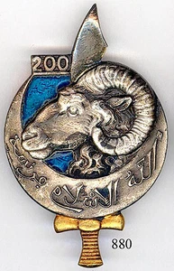 880 - INF NORD AFRICAINE - 200e B.P.N.A - Foto 1 di 1