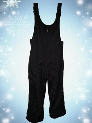 Pantalones de nieve aislados grandes RAWIK para mujer baberos de esquí negros de nailon impermeables ropa de esquí Foto 1 de 4