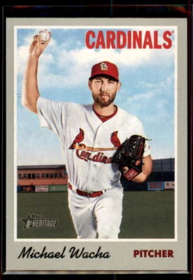 2019 Topps Heritage Michael Wacha #119 St. Louis Cardinals - Image 1 of 2