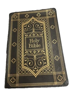 Vintage 1944 Bible/ Concordance/ Red Letter/ Indexed/KJV: National Bible Press - Picture 1 of 11