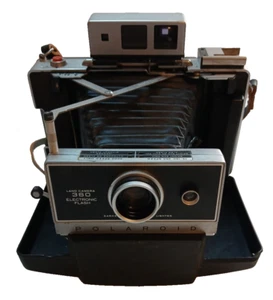 Polaroid 360 Land Camera fotocamera vintage pieghevole pellicola istantanea - non testata così com'è - Foto 1 di 15