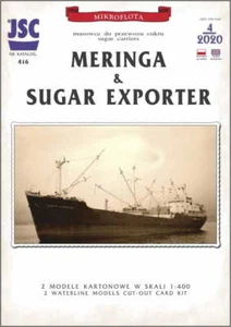 MERINGA & SUGAR EXPORTER sugar carriers - JSC 416 - 1/400 paper model - Bild 1 von 3