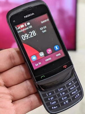 Nokia C2-02 (Vodafone) Slide Mobile Phone Excellent Condition With Charger - Image 1 of 4