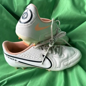 Nike Tiempo Legend 9 Pro Fg Phantom-Sunset Glow-Yellow Mens Sz 7.5 [DA1175-002] - Picture 1 of 11