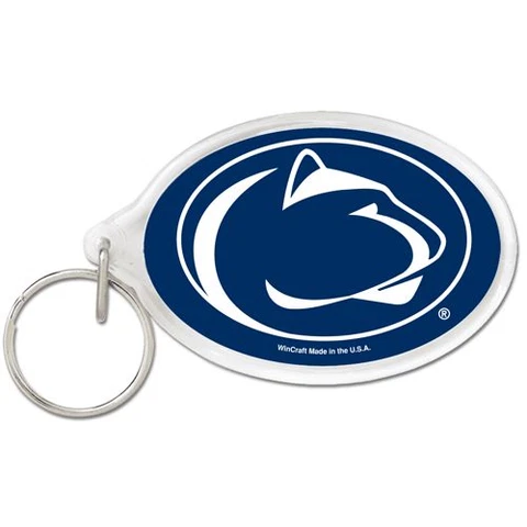 PENN STATE NITTANY LIONS WINCRAFT ACRYLIC KEY RING BRAND NEW FREE SHIPPING Cover