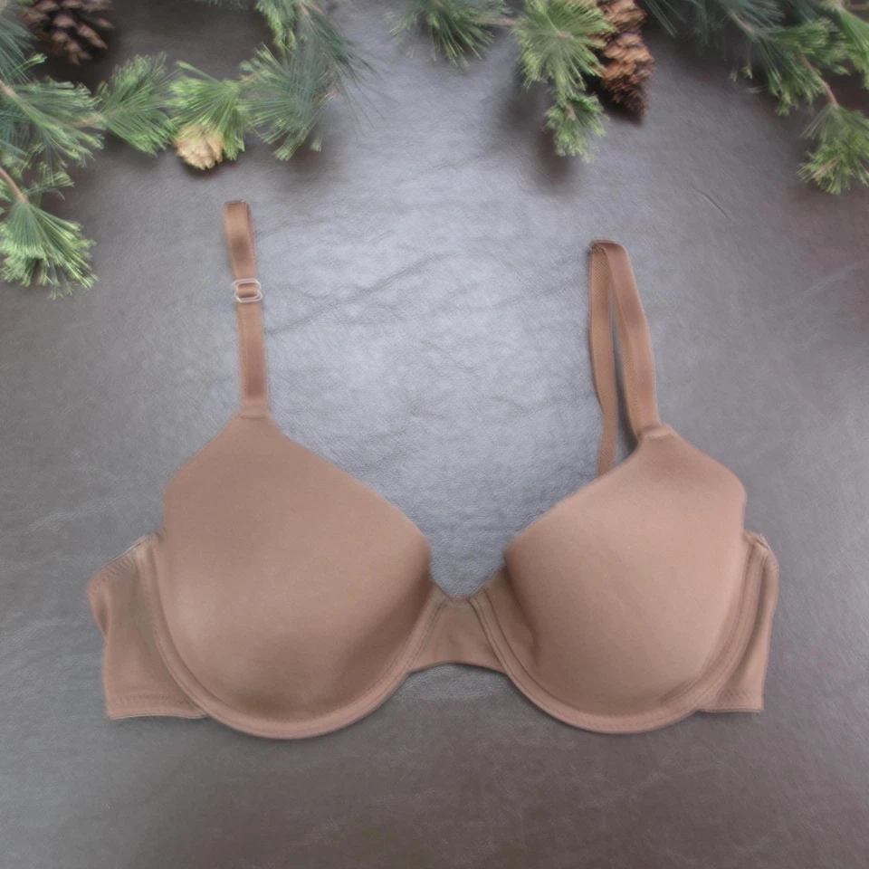 Gilligan & O'Malley Sujetador Mujer 34C Marrón Desnudo Ultimate Camiseta Con Aros Moldeada Foto 1 de 4