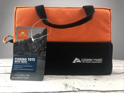 Ozark Trail Fishing Utiltity Tackle Tote 2 Organizer Trays Included NWT - Image 1 of 4