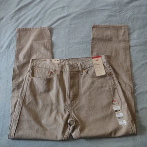 Levi's Men's 505 2845 Regular Fit 33x29 - Desert Taupe Beige - Stretch - Picture 1 of 9