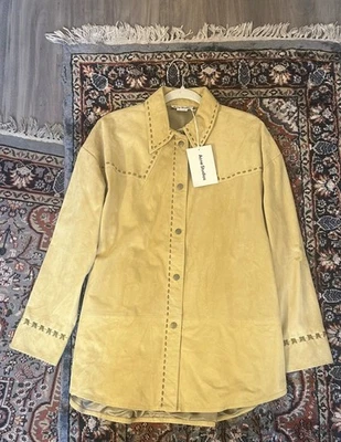 Camisa e jaqueta Acne Studios SS22 Yellow Laurance Western  - Imagem 1 de 4