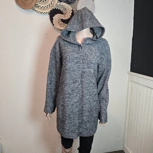 Pure Jill  Jacket Size Medium  Snap Button Long Sleeve Whit Pockets  - Picture 1 of 10