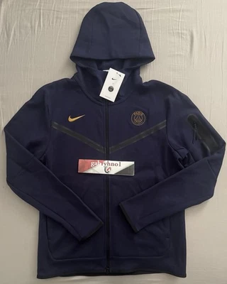 Sudadera con capucha Nike Sportwear PSG Tech polar cremallera completa DV4827-498 para hombre talla mediana Foto 1 de 3