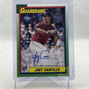 2025 Topps Update Joey Cantillo Rookie 1990 Auto #90B2-JCA - Bild 1 von 2