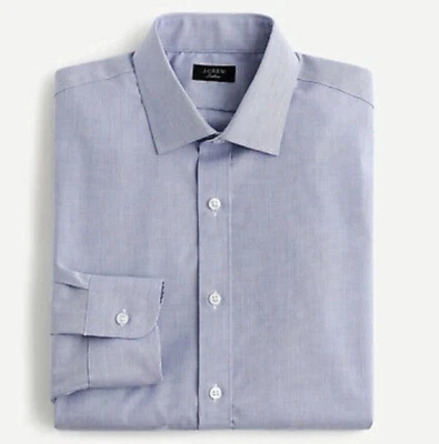 Men’s J. Crew Blue New Quality Ludlow Long Sleeve Button Down Shirt 17.5/36 NWT - Image 1 of 4