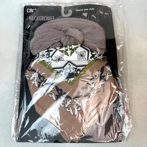 NWT D&Y Moroccan Tile Bandana and Neckerchief Set - Picture 1 of 4