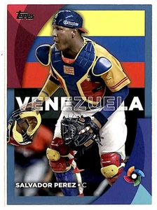 2023 Topps World Baseball Classic Stars Salvador Perez Venezuela #WBC-18 - Picture 1 of 2