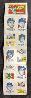 1971 Topps Tattoos #2 Yastrzemski Robertson Beckert Harper Henderson Peterson - Imagem 1 de 4