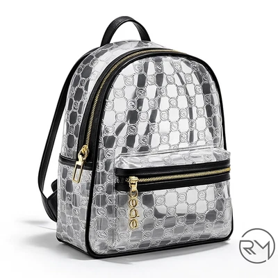 Mochila transparente Bebe Caitlin negra transparente - Ba de viaje transparente aprobada por estadio Foto 1 de 4