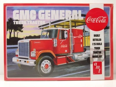 GMC Generale Semi Trattore 1976 Coca Cola Kit Modellismo Plastica Auto 1:25 AMT - Immagine 1 di 4