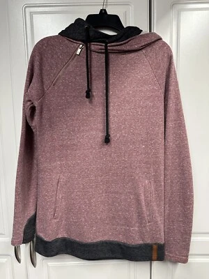 AMPERSAND AVENUE и розовый серый двойной с капюшоном двойной капюшон толстовка с капюшоном средний - Изображение 1 из 4