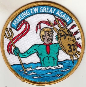 USS GEORGE H.W. BUSH - MAKING EW GREAT AGAIN PATCH - Picture 1 of 1