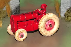 VINTAGE ANTIQUE ARCADE CAST IRON FARMALL BALLOON TIRE TRACTOR-1929 - Picture 1 of 8