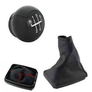 Für Opel Meriva A 2002-2010 Schaltknauf Knauf Schalthebel Rahmen 5-Gang Schwarz - Picture 1 of 6