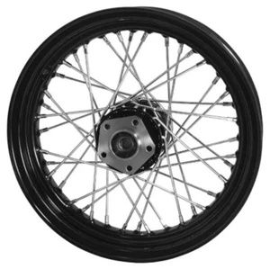 Black 16" x 3" 40 Spoke Wheel Rim For 00-07 Harley HD Softail FLST FXST 51672 - Picture 1 of 1