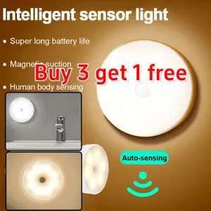 Motion Sensor LED Night Light Battery Powered Closet Cabinet Wall Cabinet 2025 - Picture 1 of 12