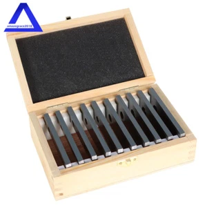 10 Pair 1/8 × 4" Precision Parallel Set 0. 001" Hardened Steel In Case Steel New - Picture 1 of 10