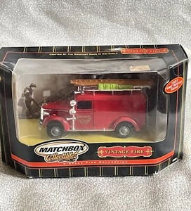 Matchbox Collectibles Vintage Fire 1937 GMC Rescue Squad Diecast Truck NEW - Picture 1 of 8
