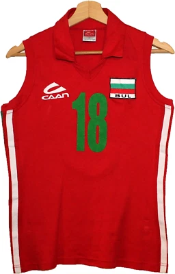 Camiseta Jersey Feminina 2002 MATCH WORN #18 NAIDENOVA BULGARIA VOLLEYBALL Tamanho M - Imagem 1 de 4