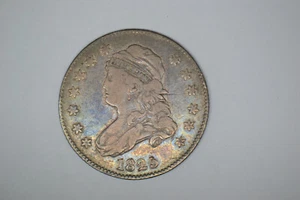 1825/4 (2) Bust Quarter- Nice Details and Color/ Some scatches. - Picture 1 of 4