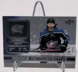 Kirill Marchenko 2023-24 Upper Deck Serie 1 Rookie Retrospettiva RC #RR-2 - Foto 1 di 2