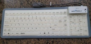Seal Glow Silicone S106G Medical Grade Keyboard- (Backlit). Dishwasher Safe. New - Picture 1 of 4