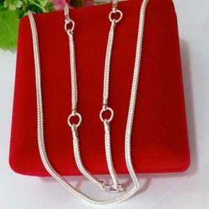 Collar de plata 925 Phra 5 gancho colgante amuleto tailandés Buda de la suerte 26" #000a - Imagen 1 de 1