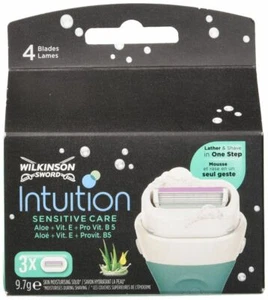 Wilkinson Intuition Sensitive Care with Aloe Refill Blade Cartridges, 3 Count - Picture 1 of 1
