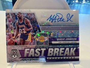2020-21 Panini Mosaic Magic Johnson Fast Break Auto #FB-MJO - Picture 1 of 6
