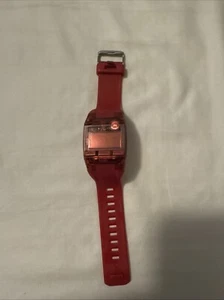 Nixon Lay Low THE COMP Digital Watch - Red Square Dial 9.5" Wrist Watch Unisex - Picture 1 of 11
