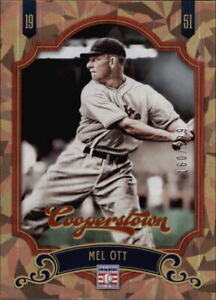 2012 Panini Cooperstown Crystal Collection #161 Mel Ott/299