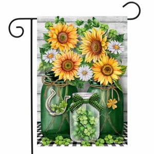 FM Irische Einmachgläser 12"x18" GARTENFLAGGE BANNER - Bild 1 von 1