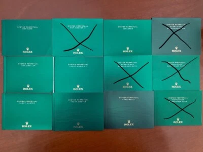 Rolex Booklet Libretti per Day-Date Explorer 1 2 Yacht master 1 e 2 - Immagine 1 di 2