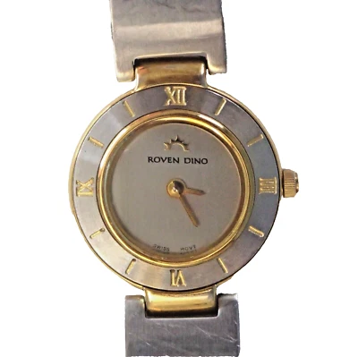 ROVEN DINO ARISTROCRAT 2011L Swiss Sapphire Two-Tone Women's Wristwatch - Image 1 of 4