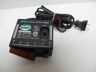 Vtg Model Power HO Scale Hobby Train Transformer Model No. RL-1250~Used Working - Image 1 of 4