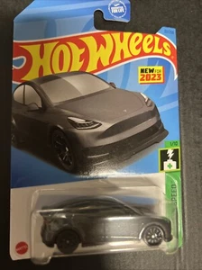 HOT WHEELS HW GREEN SPEED TESLA MODEL Y IN GUNMETAL GRAY #1/10 OR #37/250 - Picture 1 of 1