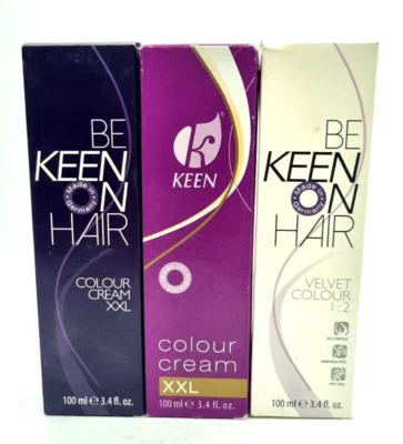 Be Keen On Hair Permanent Haarfarbe verschiedene Nuancen 100ml F102 - Bild 1 von 2